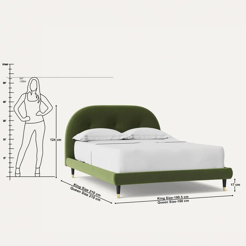 Shany Upholsterd Bed